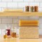 mDesign Kitchen Pantry/Fridge Storage Organizer Box - Hinged Lid